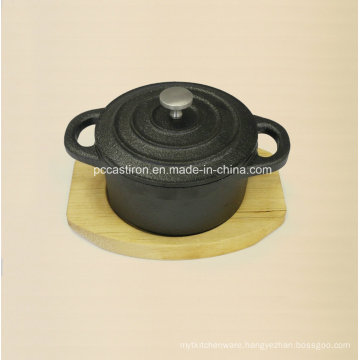 Preseasoned Cast Iron Mini Serving Cocotte Casserole